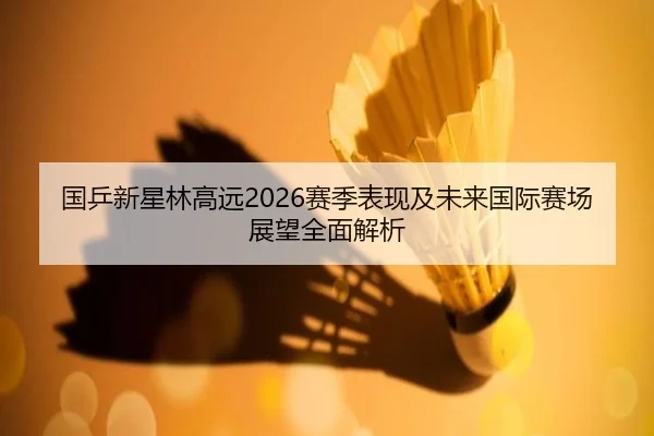 国乒新星林高远2026赛季表现及未来国际赛场展望全面解析